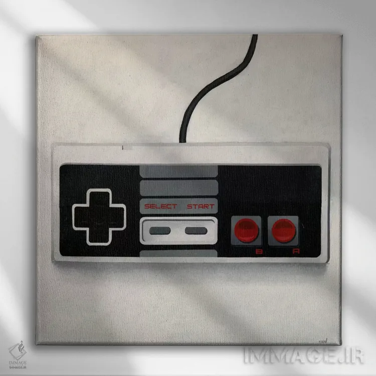 تابلو کنترلر (دسته بازی) اثر فرانسیس وارد - نمای روبهرو روی دیوار