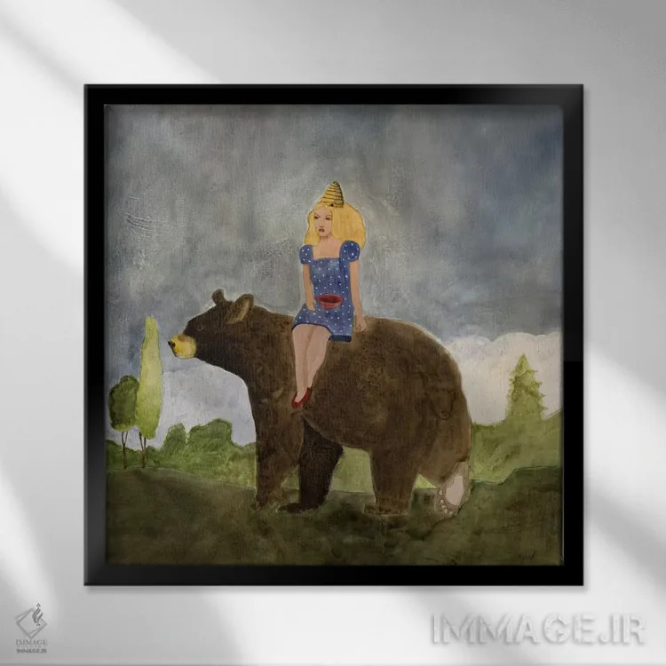 تابلو این یکی دقیقاً مناسب است اثر فرانسیس وارد - نمای قابدار مشکی