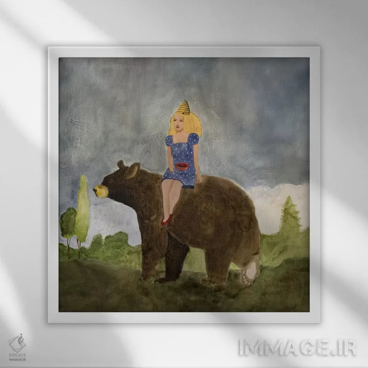 تابلو این یکی دقیقاً مناسب است اثر فرانسیس وارد - نمای قابدار سفید