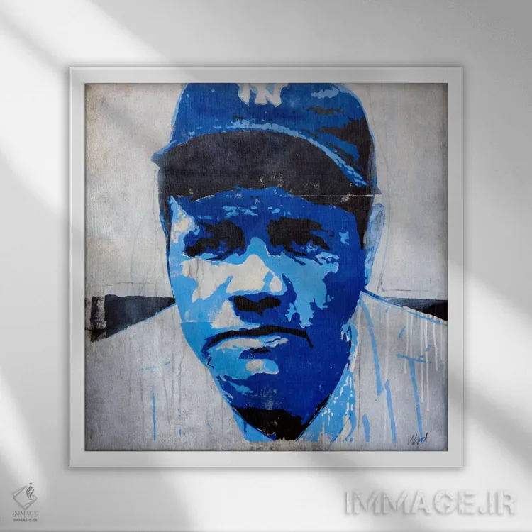 تابلو بامبینو (کودک به ایتالیایی) اثر فرانسیس وارد - نمای قابدار سفید