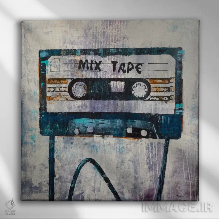 تابلو نوار میکس (کاست ترکیبی) اثر فرانسیس وارد - نمای روبهرو روی دیوار