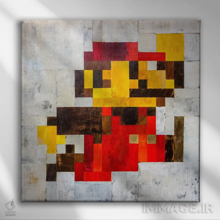 تابلو ماریو پستمدرن اثر فرانسیس وارد - نمای روبهرو روی دیوار