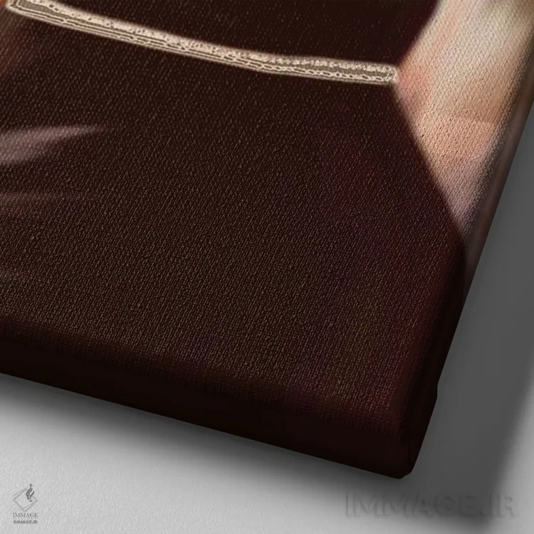 تابلو تو در برابر خودت اثر فِیث ویت آن ای (نام مستعار هنری) - نمای نزدیک بافت بوم