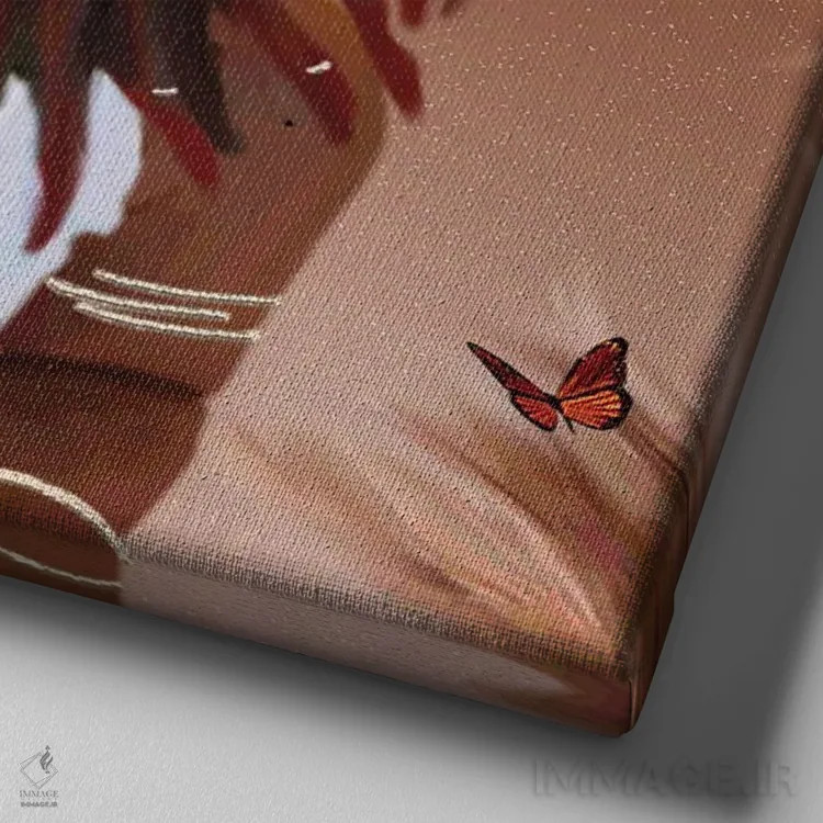 تابلو ذهن آزاد اثر فِیث ویت آن ای (نام مستعار هنری) - نمای نزدیک بافت بوم