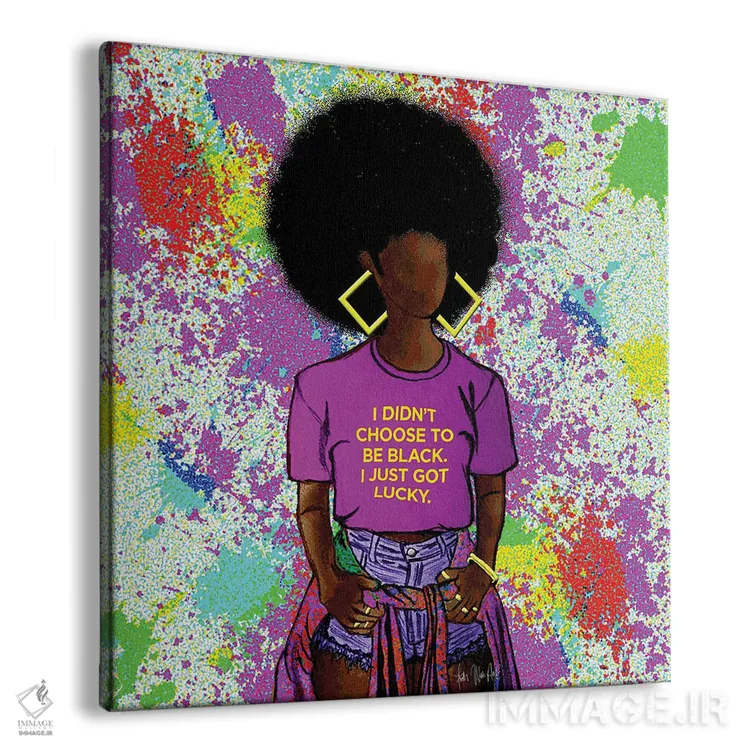 تابلو خوششانس اثر فِیث ویت آن ای (نام مستعار هنری) - نمای پرسپکتیو محصول