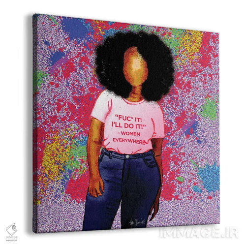 تابلو قدرت زن اثر فِیث ویت آن ای (نام مستعار هنری) - نمای پرسپکتیو محصول