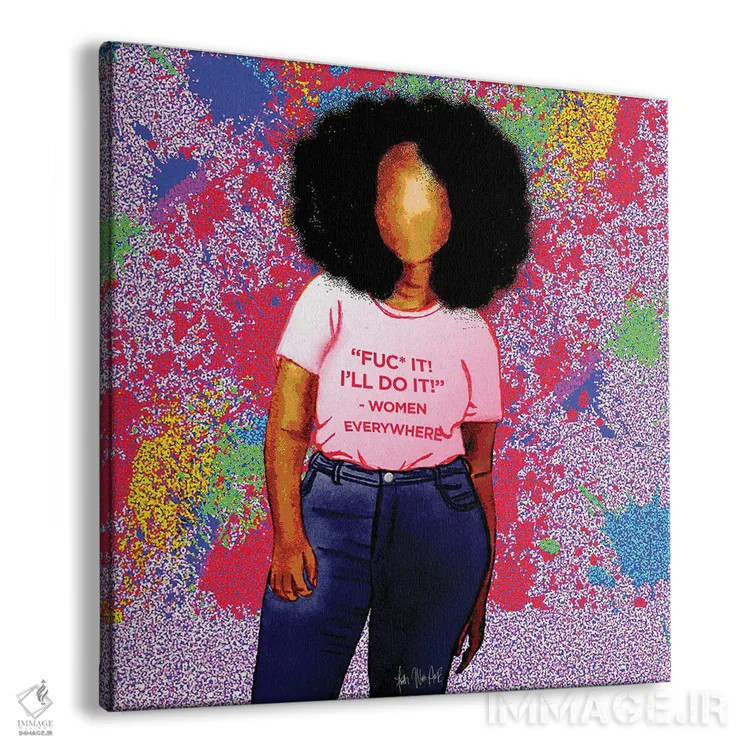 تابلو قدرت زن اثر فِیث ویت آن ای (نام مستعار هنری) - نمای پرسپکتیو محصول