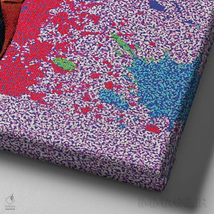 تابلو قدرت زن اثر فِیث ویت آن ای (نام مستعار هنری) - نمای نزدیک بافت بوم