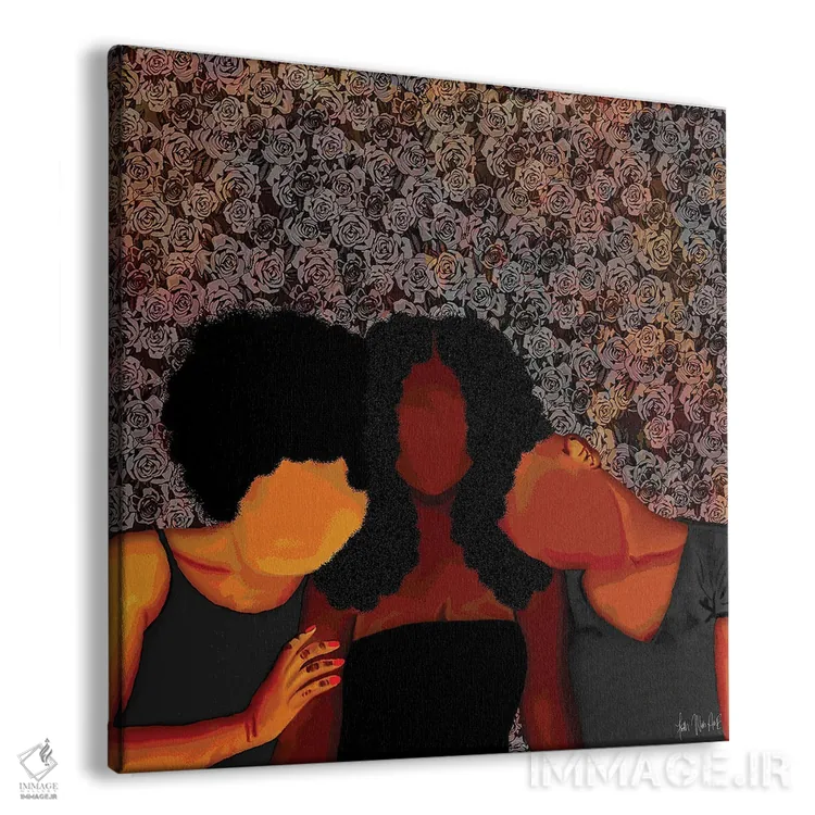 تابلو به من تکیه کن اثر فِیث ویت آن ای (نام مستعار هنری) - نمای پرسپکتیو محصول