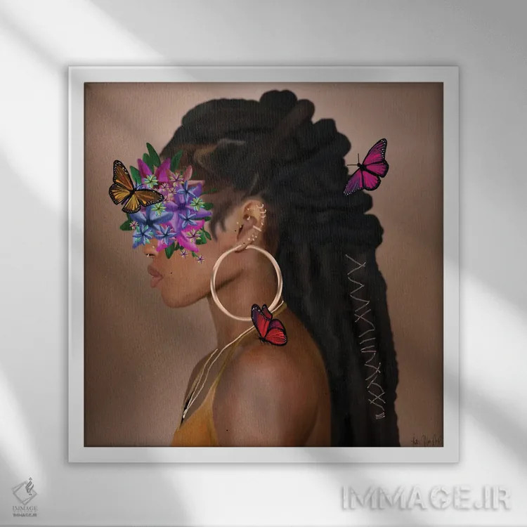 تابلو زوری (نام خاص) اثر فِیث ویت آن ای (نام مستعار هنری) - نمای قابدار سفید