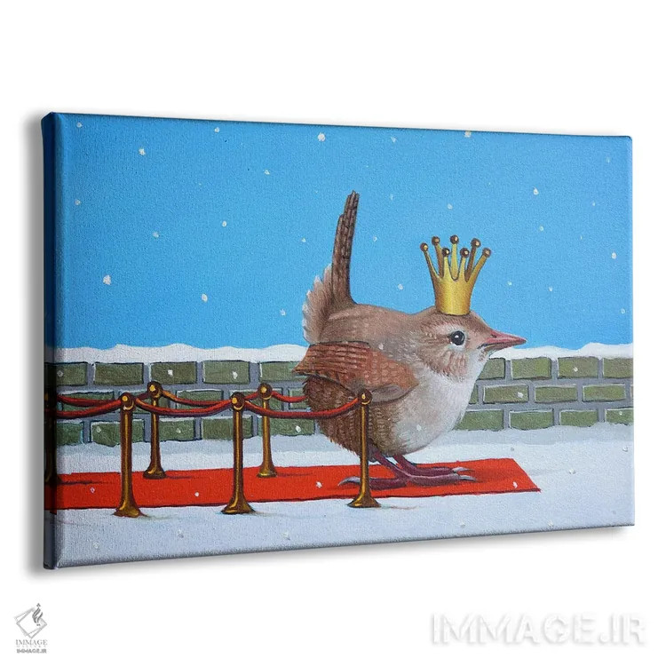 تابلو پادشاه زمستان اثر فرانک وارمدام - نمای پرسپکتیو محصول