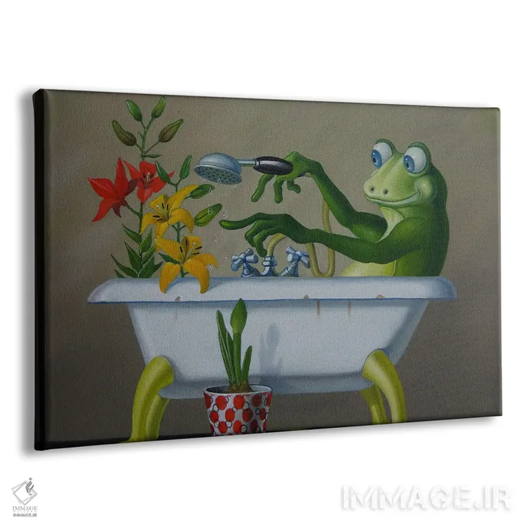 تابلو انگشتان سبز (باغبان موفق) اثر فرانک وارمدام - نمای پرسپکتیو محصول