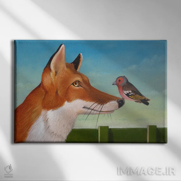 تابلو پسرها یا دوستپسرها اثر فرانک وارمدام - نمای روبهرو روی دیوار