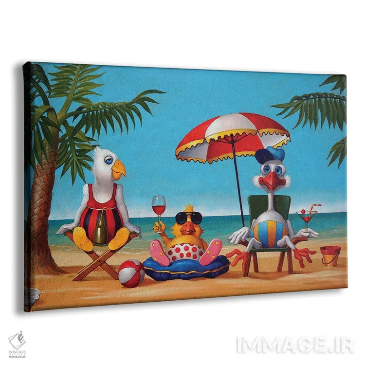 تابلو ساعت خوشی (اصطلاح: زمان تخفیف نوشیدنی) اثر فرانک وارمدام - نمای پرسپکتیو محصول