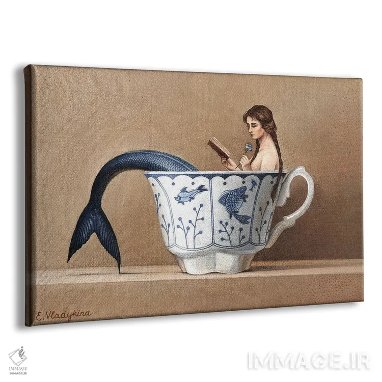 تابلو فراموشم نکن (نوعی گل) اثر فوکسی اند پیپر (برند هنری) - نمای پرسپکتیو محصول