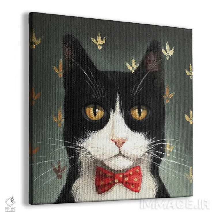 تابلو تاکسیدو (لباس رسمی مردانه) اثر فوکسی اند پیپر (برند هنری) - نمای پرسپکتیو محصول