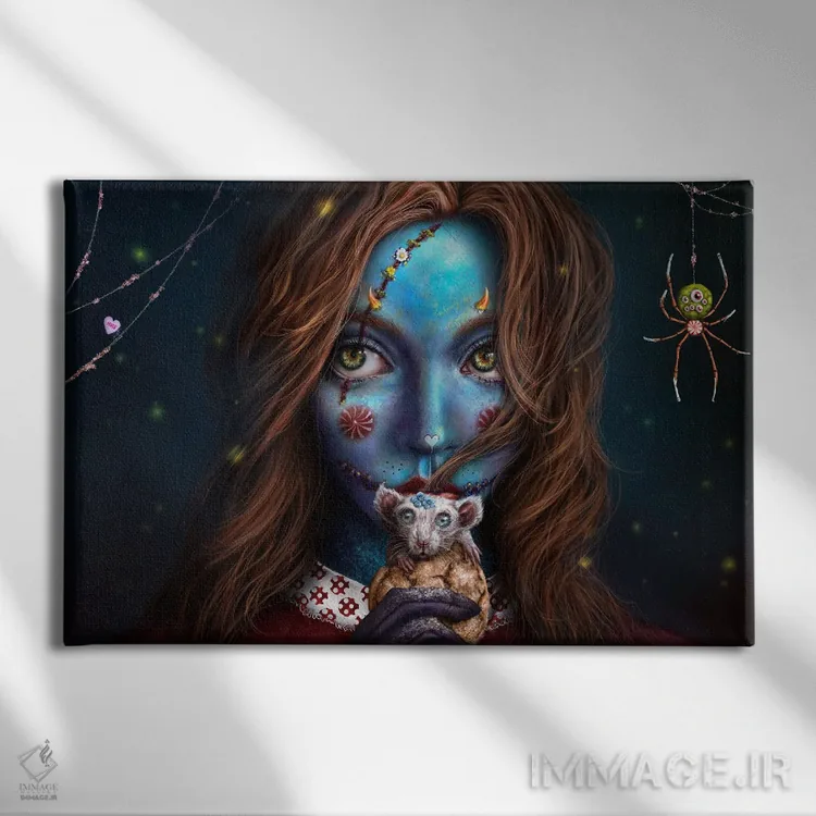 تابلو پرنسس راگدال (نسخهٔ گسترشیافته) اثر فیبل - نمای روبهرو روی دیوار