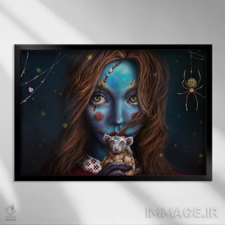 تابلو پرنسس راگدال (نسخهٔ گسترشیافته) اثر فیبل - نمای قابدار مشکی