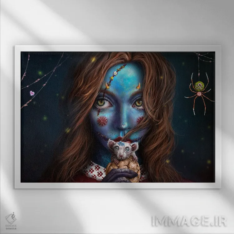 تابلو پرنسس راگدال (نسخهٔ گسترشیافته) اثر فیبل - نمای قابدار سفید