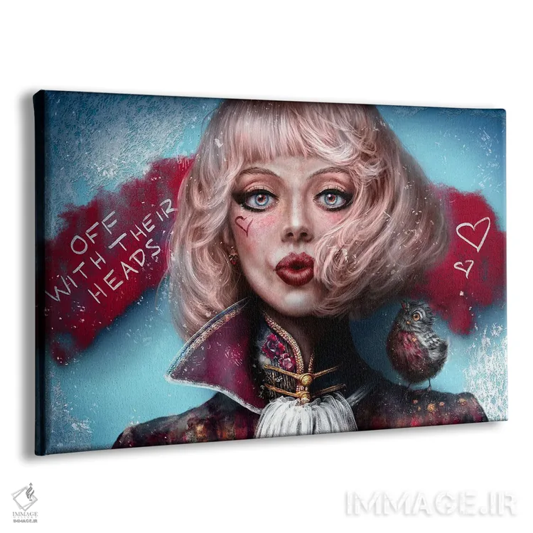 تابلو Tarts And Roses,قلبها، تارتها و گلهای رز اثر فیبل - نمای پرسپکتیو محصول