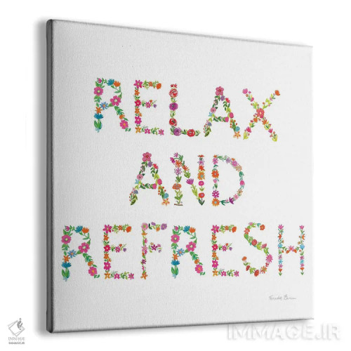 تابلو حمام گلدار آرامش و تازگی اثر فریده زمان - نمای پرسپکتیو محصول