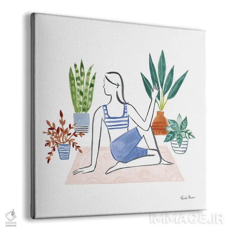 تابلو مراقبت از خود ۴ اثر فریده زمان - نمای پرسپکتیو محصول