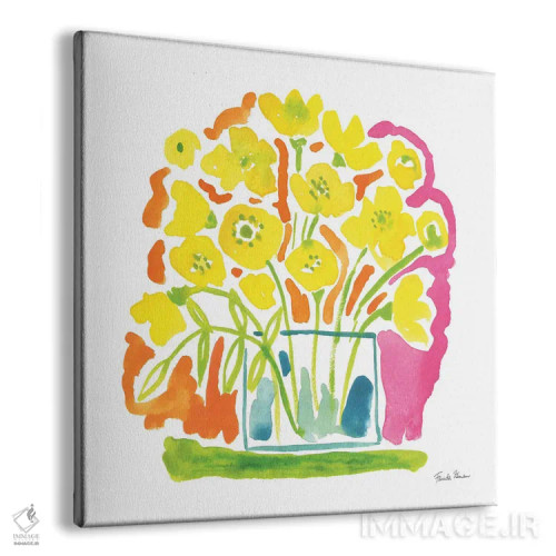 تابلو دستهگل تازه اثر فریده زمان - نمای پرسپکتیو محصول