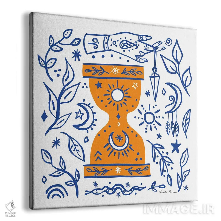 تابلو مرموز روزمره ۳ اثر فریده زمان - نمای پرسپکتیو محصول