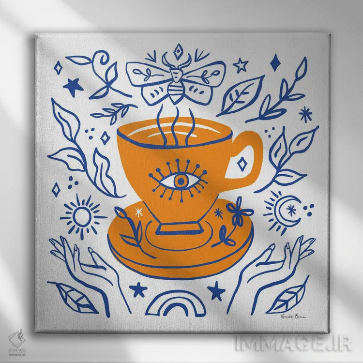 تابلو مرموز روزمره ۴ اثر فریده زمان - نمای روبهرو روی دیوار