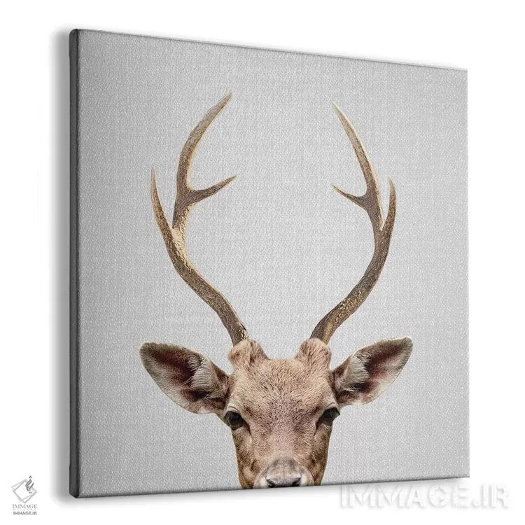 تابلو گوزن اثر گال دیزاین - نمای پرسپکتیو محصول