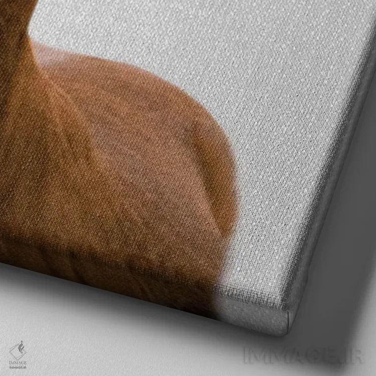 تابلو اسب ۱ اثر گال دیزاین - نمای نزدیک بافت بوم