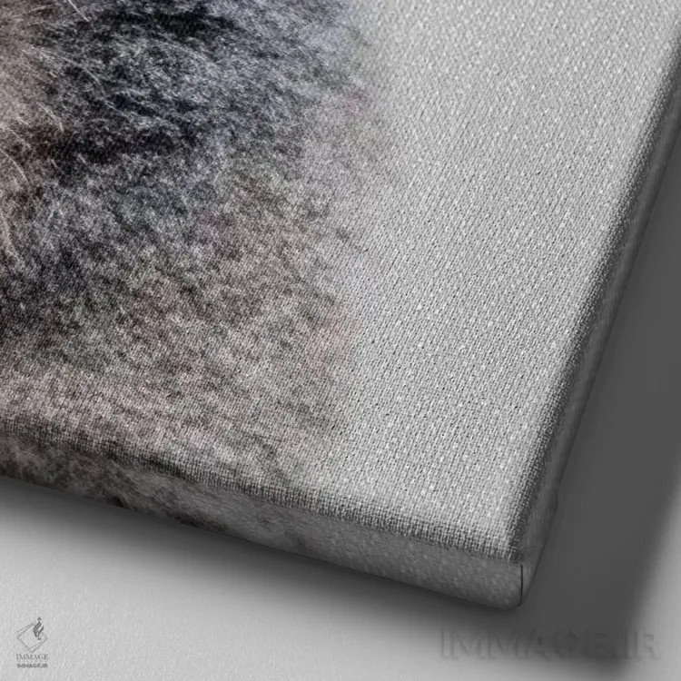 تابلو لمور اثر گال دیزاین - نمای نزدیک بافت بوم