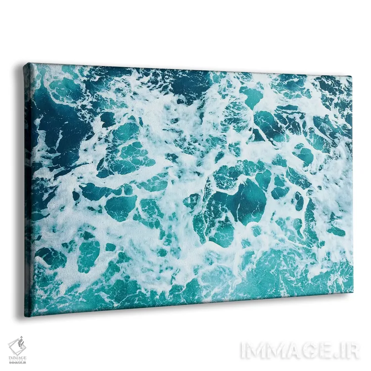 تابلو پاشیدن امواج اقیانوس ۴ اثر گال دیزاین - نمای پرسپکتیو محصول