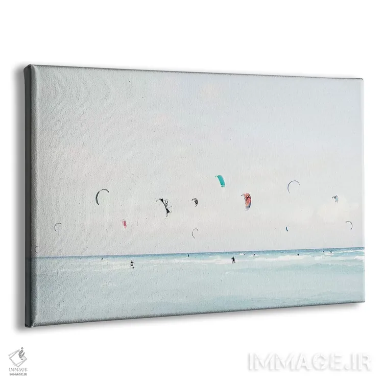 تابلو کایتسواری (موجسواری با بادبادک) اثر گال دیزاین - نمای پرسپکتیو محصول