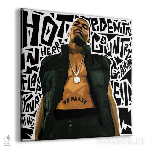 تابلو بهترینهای نلی اثر گراف آتیک (استودیو/برند طراحی) - نمای پرسپکتیو محصول