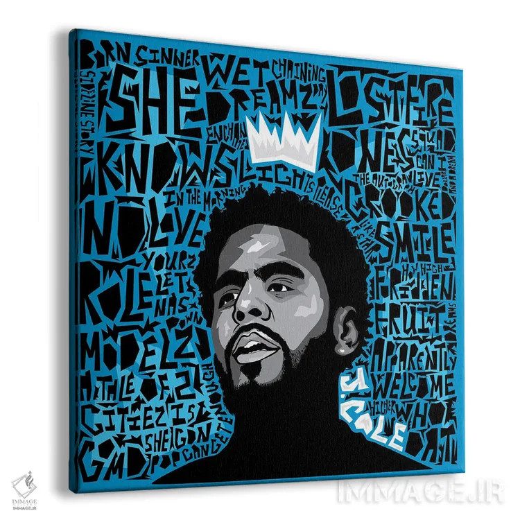 تابلو بهترینهای کول ۱ اثر گراف آتیک (استودیو/برند طراحی) - نمای پرسپکتیو محصول