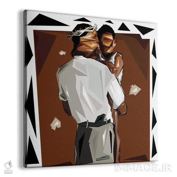 تابلو آقای اخلاق اثر گراف آتیک (استودیو/برند طراحی) - نمای پرسپکتیو محصول