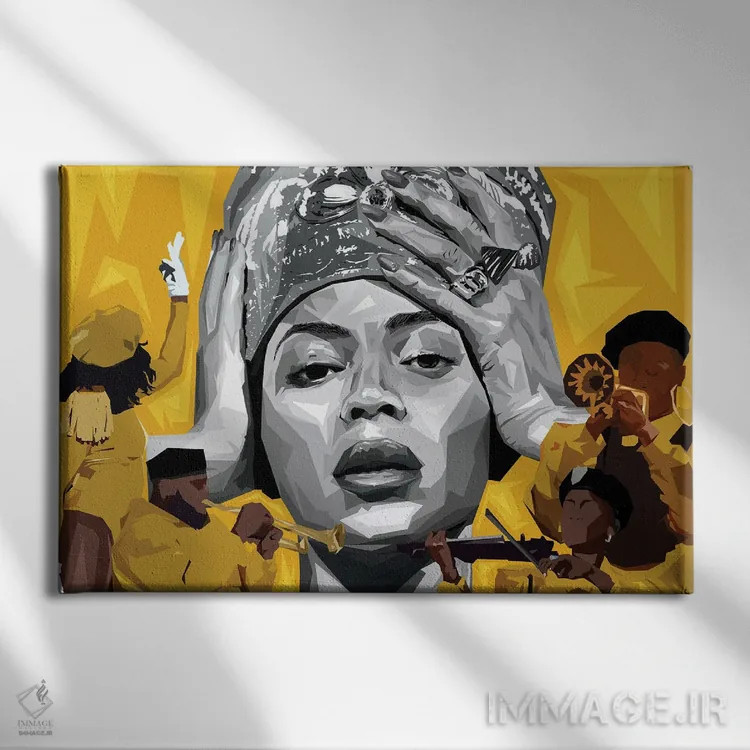 تابلو بازگشت به خانه اثر گراف آتیک (استودیو/برند طراحی) - نمای روبهرو روی دیوار