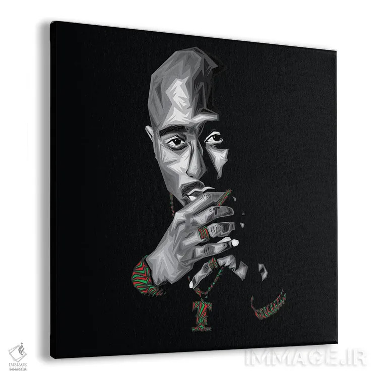 تابلو پک برای همیشه (اشاره به توپاک شکور) اثر گراف آتیک (استودیو/برند طراحی) - نمای پرسپکتیو محصول