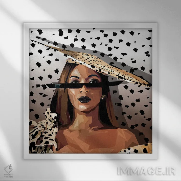 تابلو حال و هوای همیشگی اثر گراف آتیک (استودیو/برند طراحی) - نمای قابدار سفید