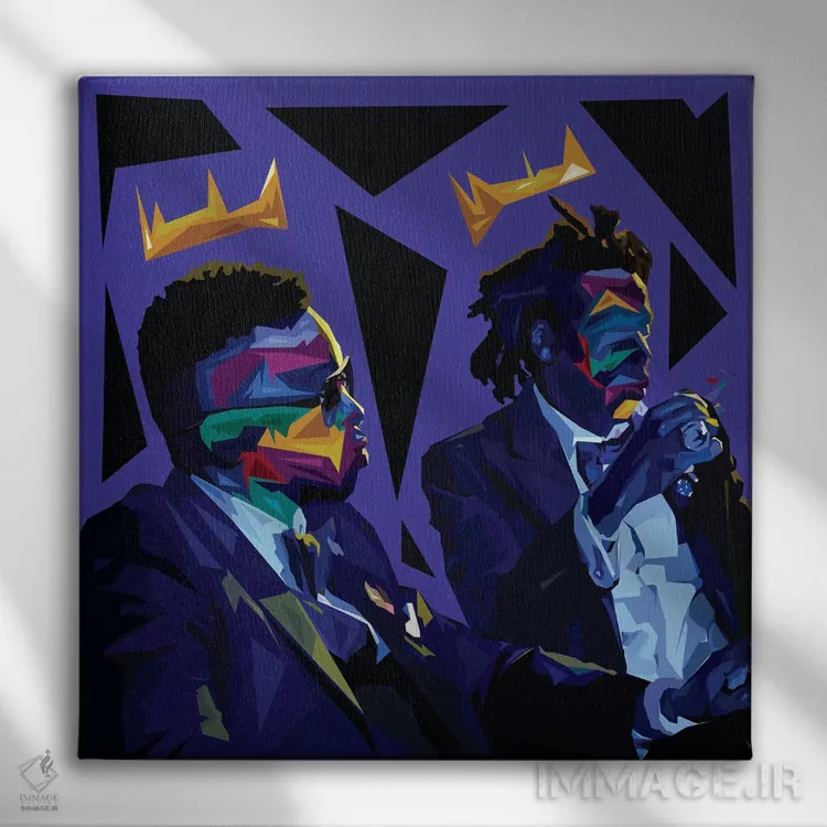 تابلو متأسف نیستم اثر گراف آتیک (استودیو/برند طراحی) - نمای روبهرو روی دیوار