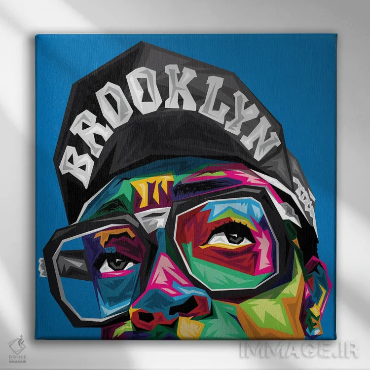 تابلو مارس از بروکلین اثر گراف آتیک (استودیو/برند طراحی) - نمای روبهرو روی دیوار