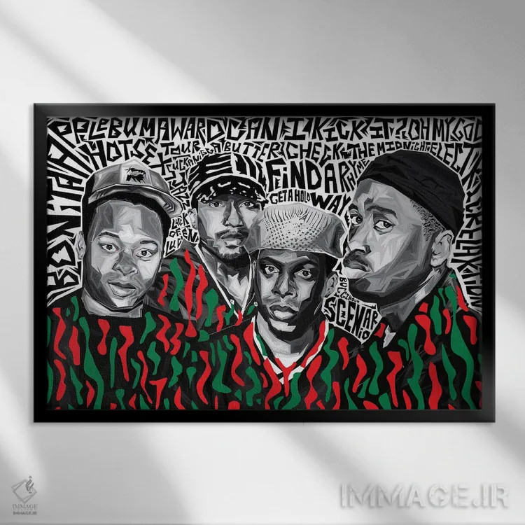 تابلو بهترینهای تیسیکیو اثر گراف آتیک (استودیو/برند طراحی) - نمای قابدار مشکی