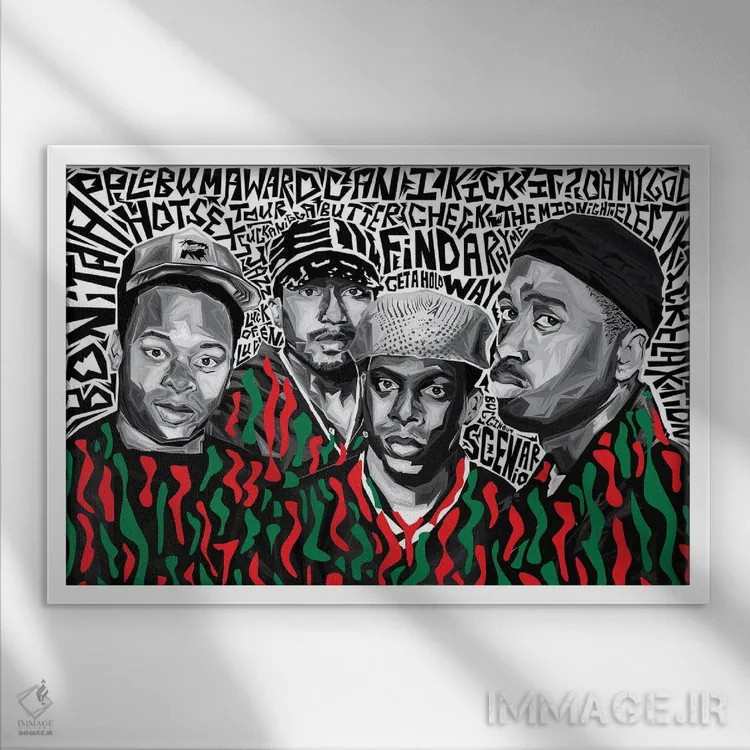 تابلو بهترینهای تیسیکیو اثر گراف آتیک (استودیو/برند طراحی) - نمای قابدار سفید