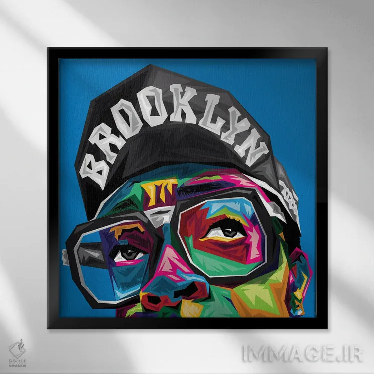 تابلو مارس از بروکلین اثر گراف آتیک (استودیو/برند طراحی) - نمای قابدار مشکی