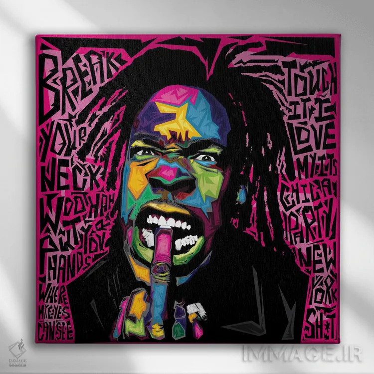 تابلو بهترینهای بوستا اثر گراف آتیک (استودیو/برند طراحی) - نمای روبهرو روی دیوار