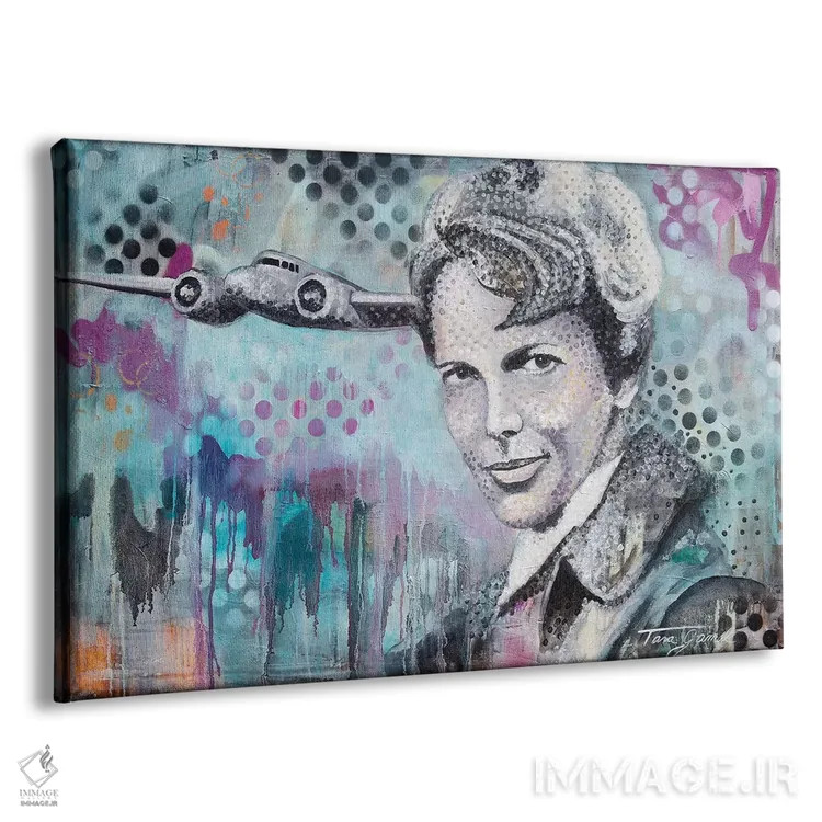 تابلو عمل بهتر از حرف است اثر تارا گامل - نمای پرسپکتیو محصول