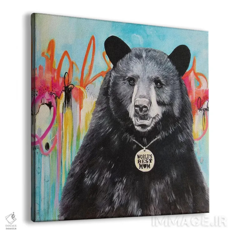 تابلو بهترین مادر دنیا اثر تارا گامل - نمای پرسپکتیو محصول