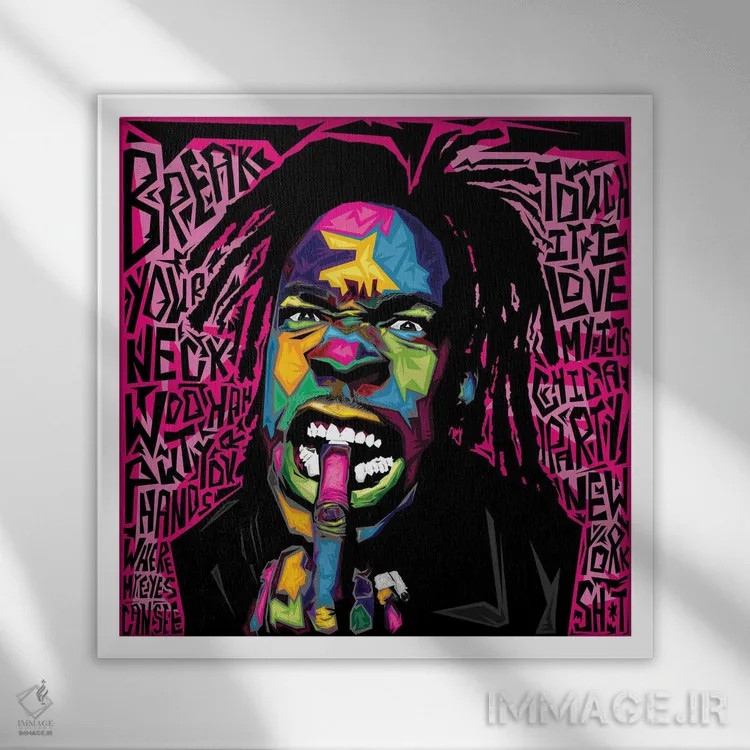 تابلو بهترینهای بوستا اثر گراف آتیک (استودیو/برند طراحی) - نمای قابدار سفید