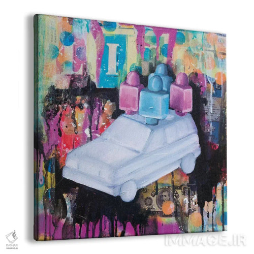 تابلو C'est La Vie (این است زندگی) اثر تارا گامل - نمای پرسپکتیو محصول